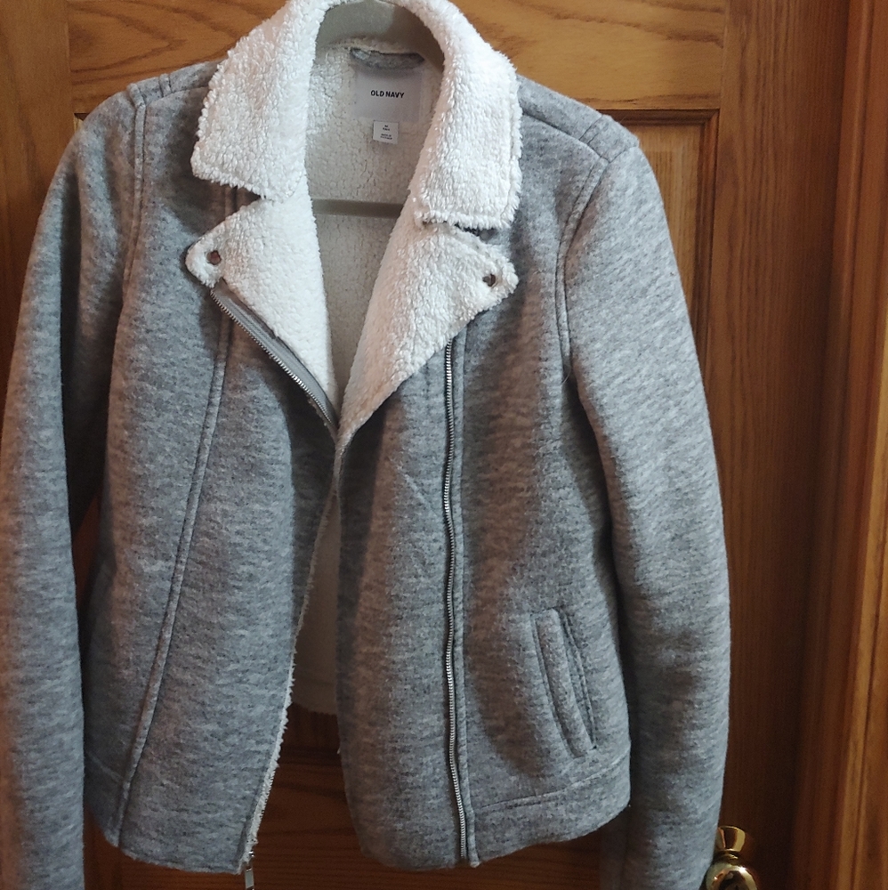 OLD NAVY SHERPA COAT/JACKET M TALL